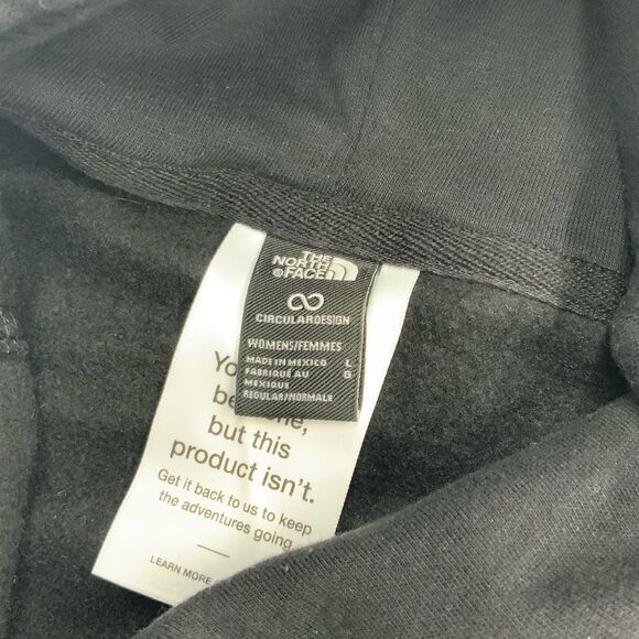 Women’s The North Face Pullover Hoodie Black Size Large - Picture 3 of 3